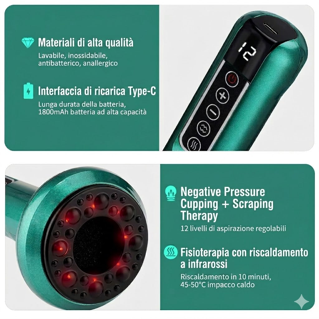 Massaggiatore a Coppettazione Anticellulite
